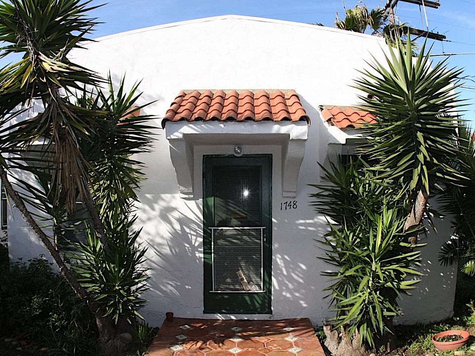 front of bungalow