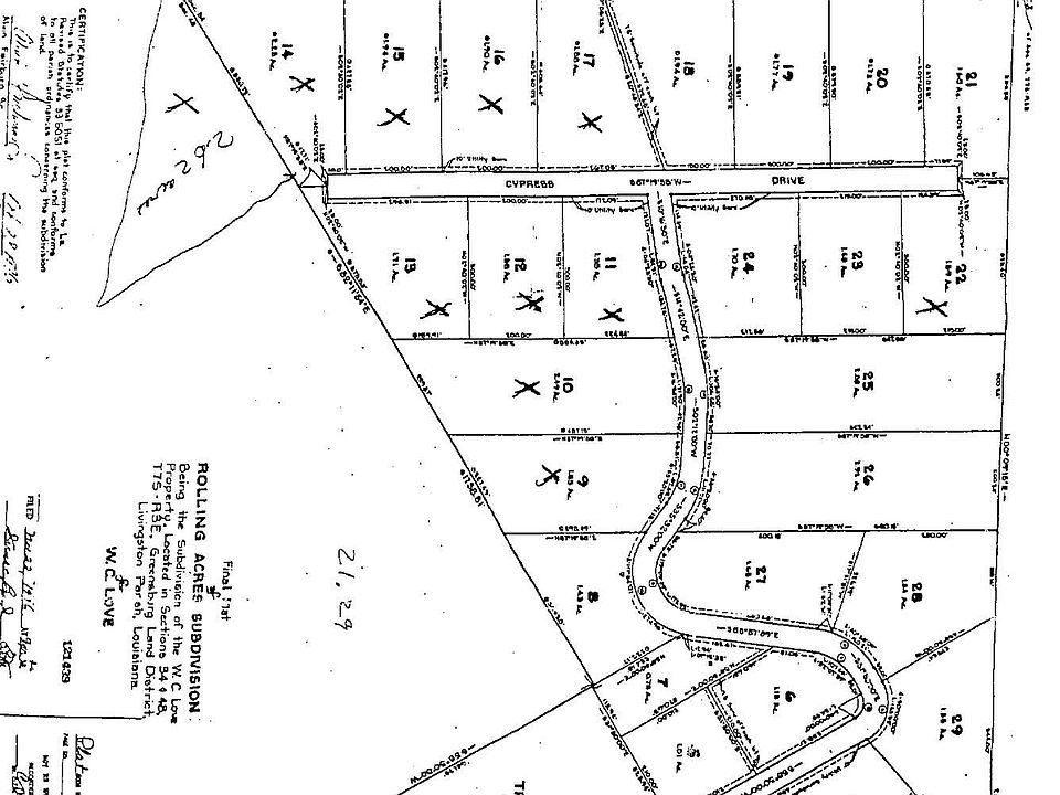 11568 Cypress Dr LOT 17, Denham Springs, LA 70726 MLS 2023014310
