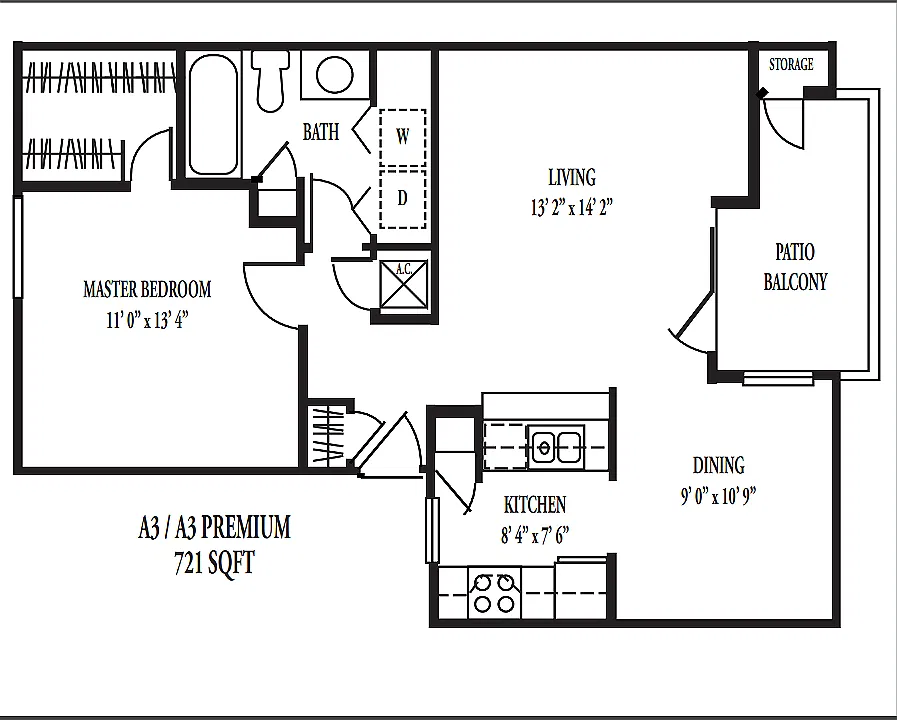 Floor plan A3-P