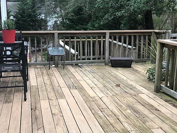 Another view of the back deck