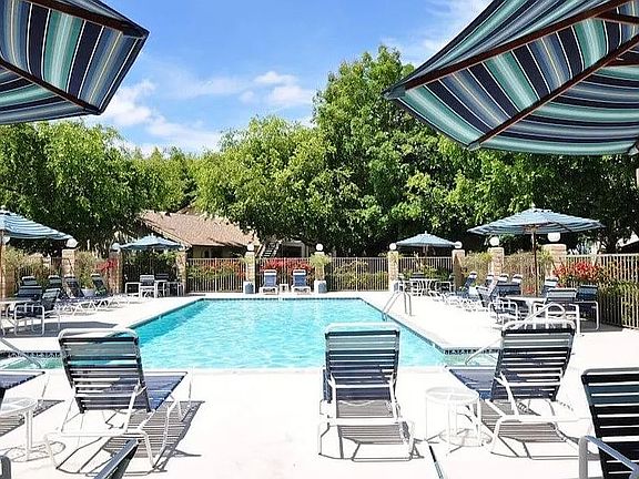 Lounge in our beautiful pool and spa area!