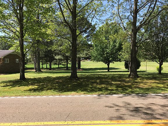 Lawn to the right of house. 