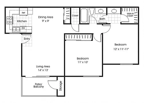 Floor plan B1