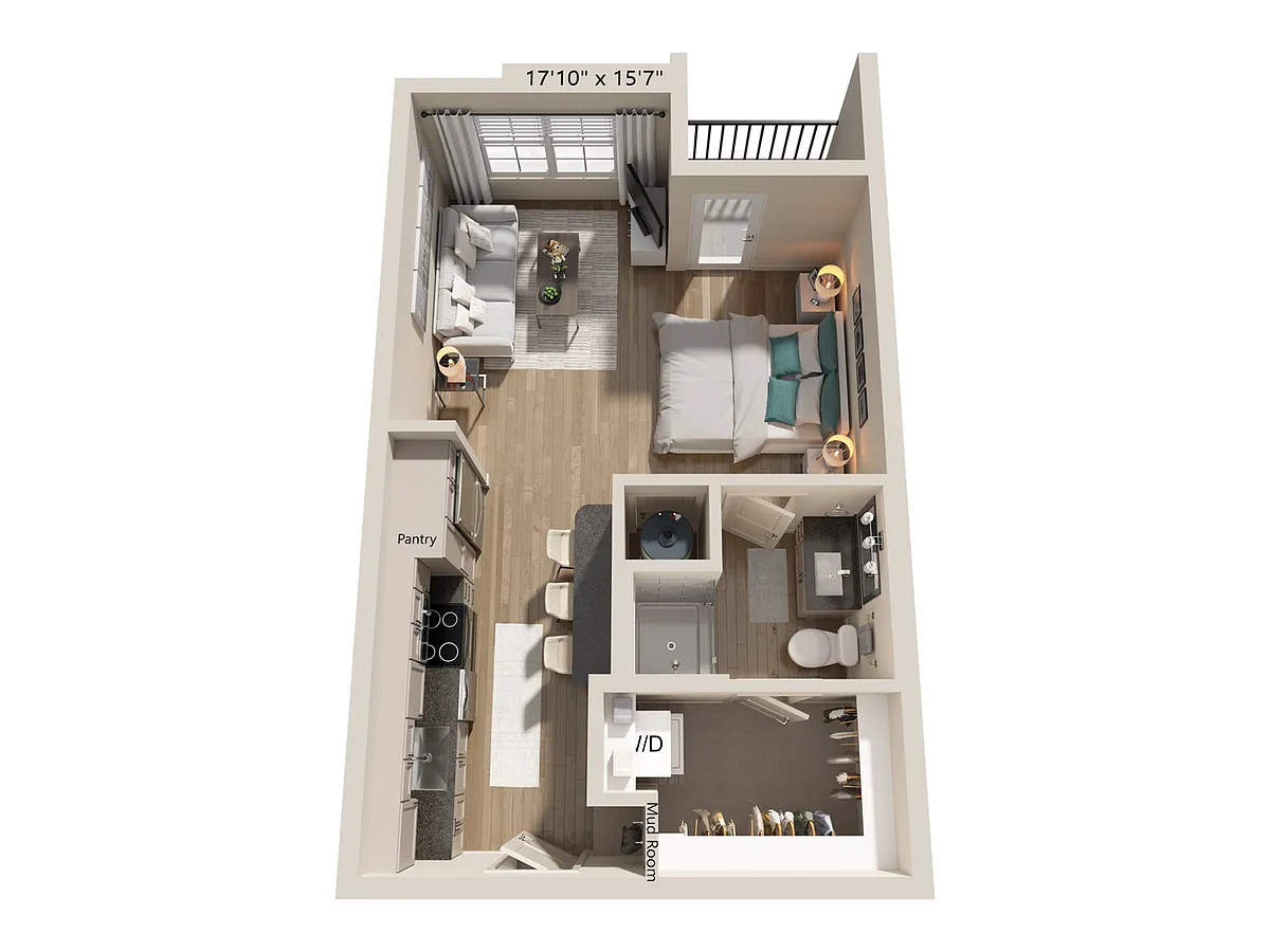 Floor plan E1