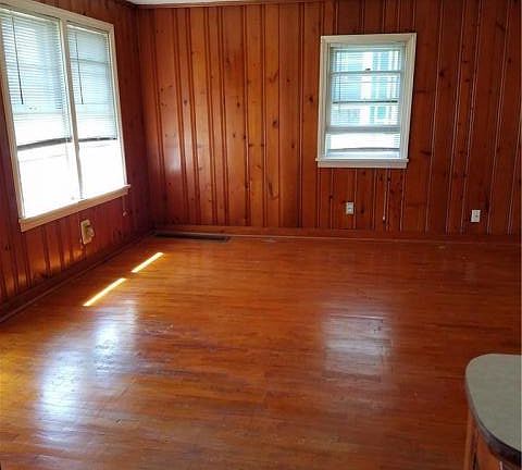 Hardwood in living room