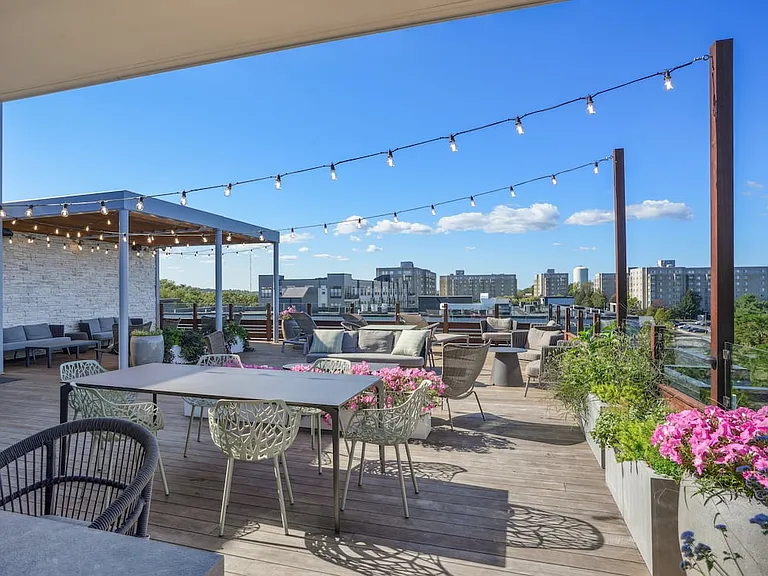 Rooftop lounge