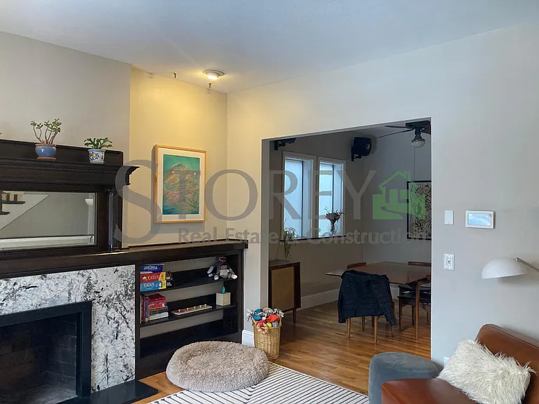 Living room off dining room
