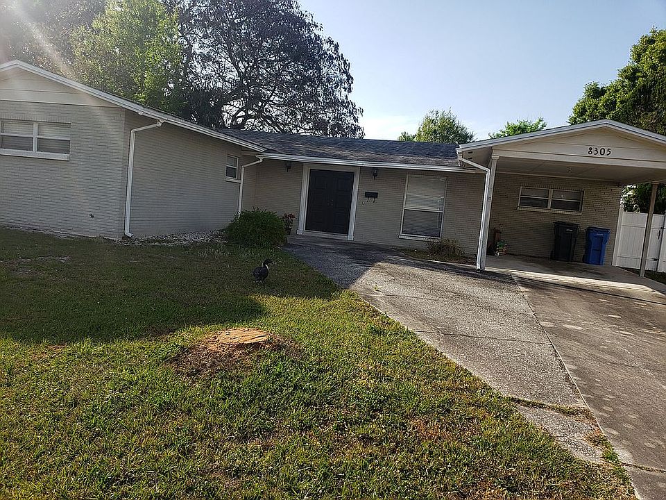 front of the house
