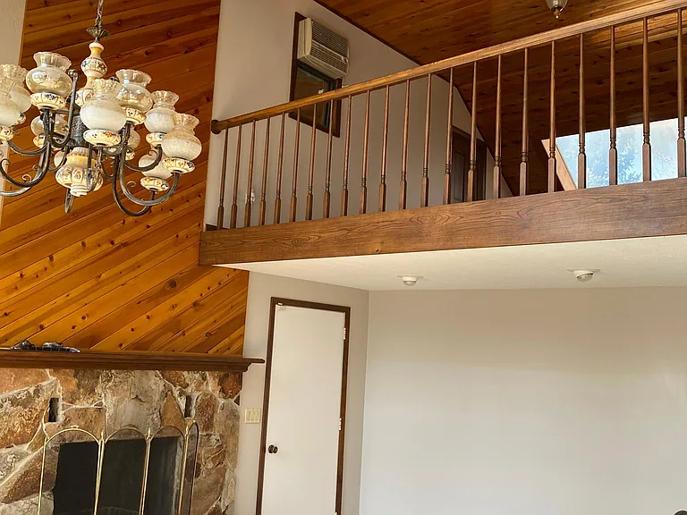 Living room and loft