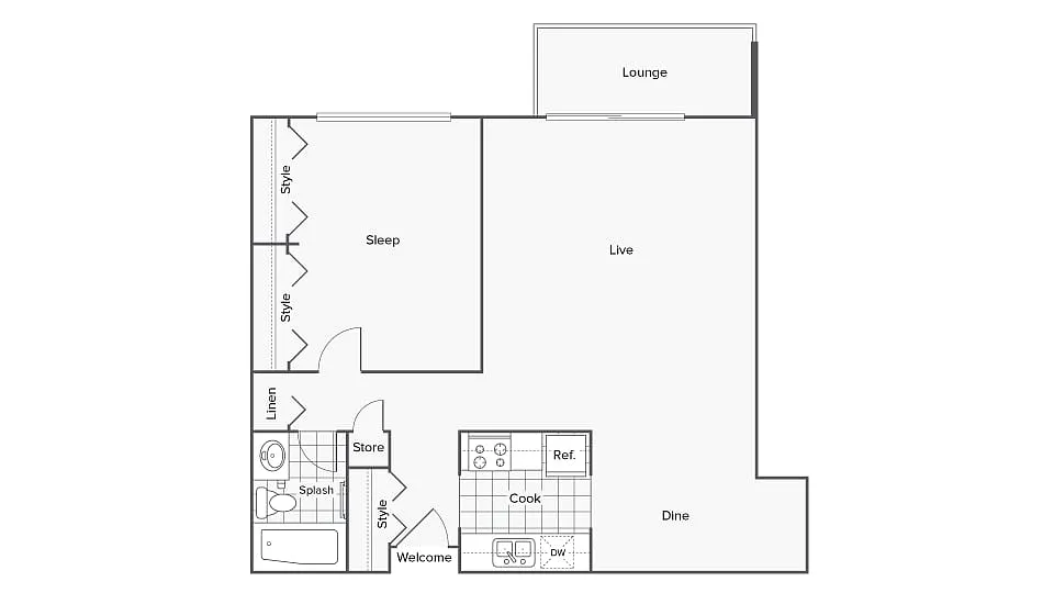 Floor plan Atlanta