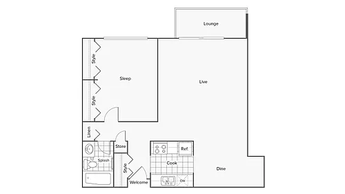 Floor plan Atlanta