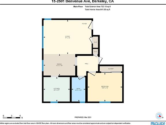 4th image of 2501 Benvenue Ave #15