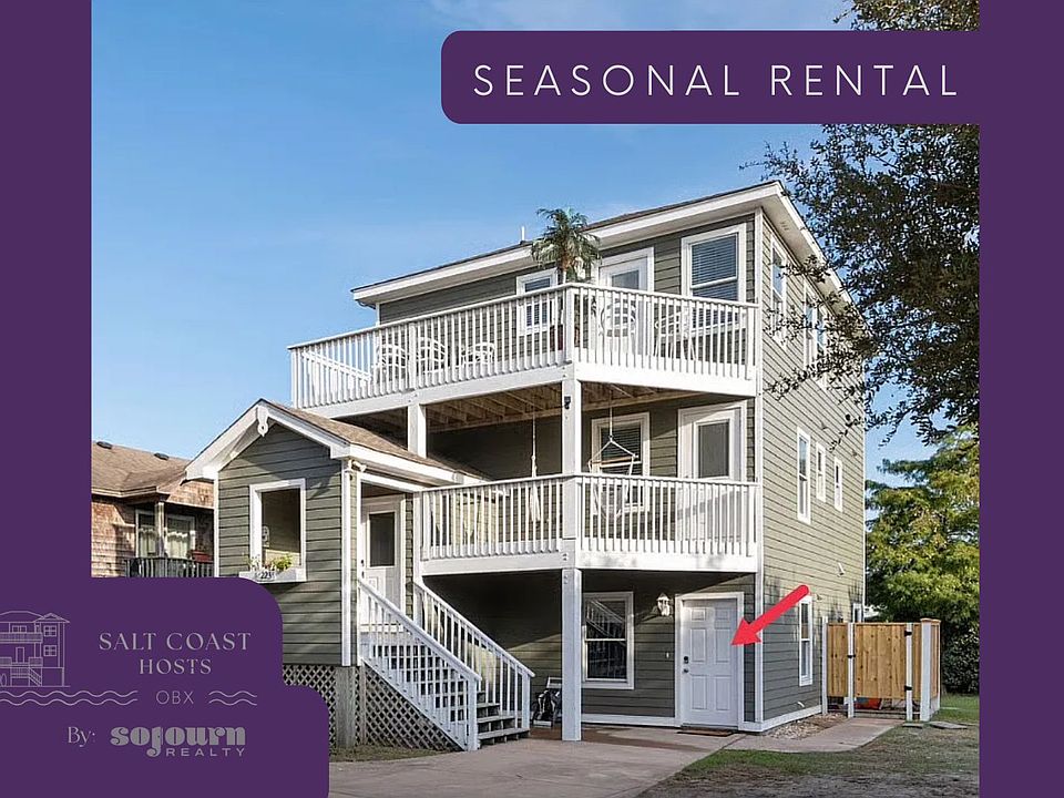 Seasonal Rental - Enter through the lower door_plenty of parking.