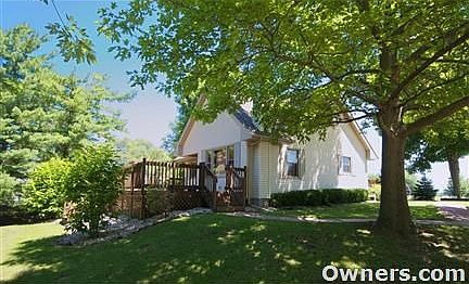 Front side view of house