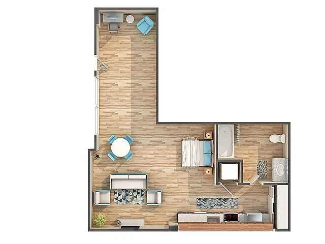 Floor plan Noba - Live/Work
