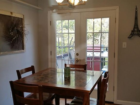 Note new french doors