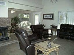 Spacious Living Room, Neutral Tile