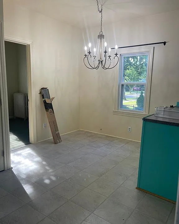 Dining area... more photos to come with new flooring.