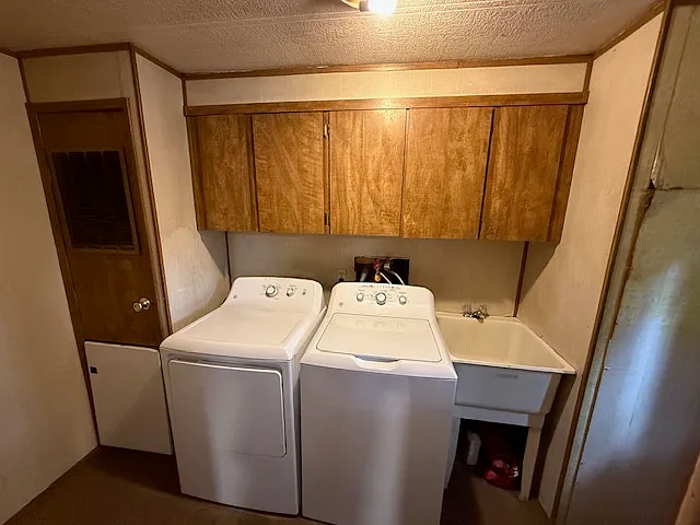 Full laundry room.