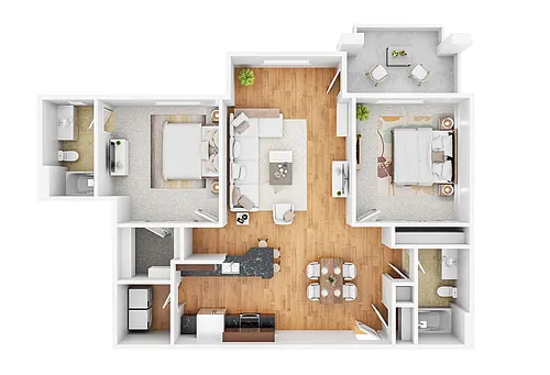 Floor plan 204