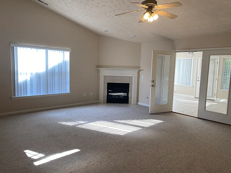 great room + entry to sunroom