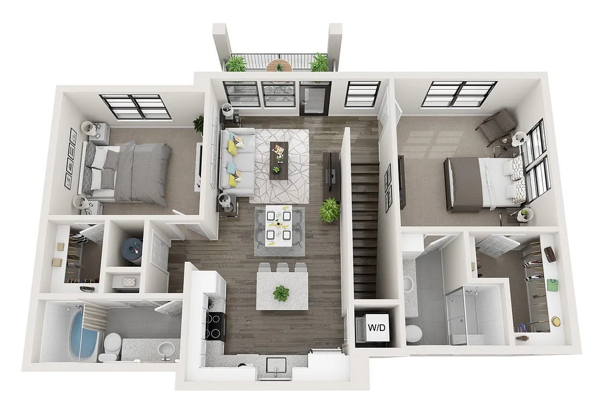 Floor plan B7