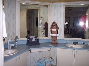 Master bath with 2 sinks