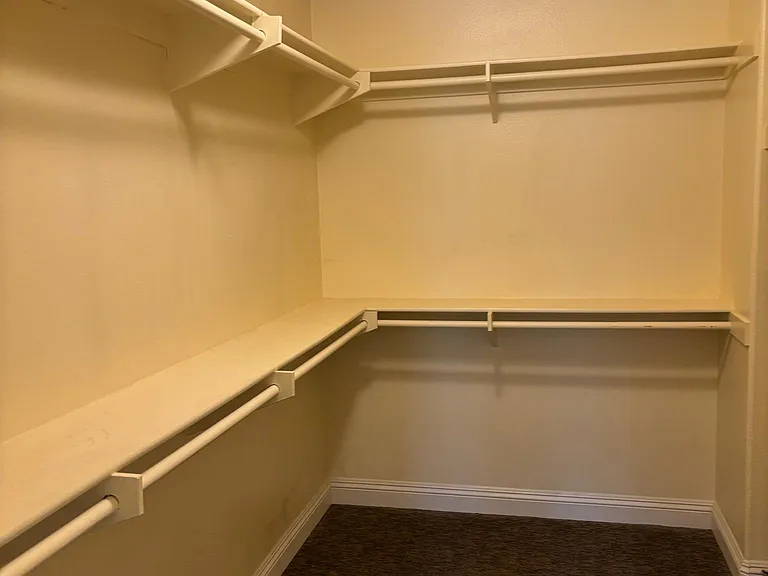Closet for the master bedroom