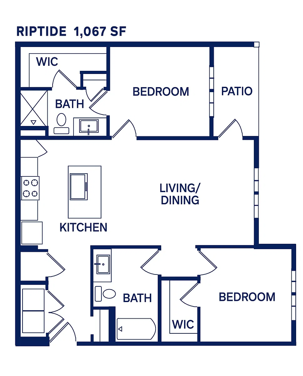 Floor plan B1 - Riptide