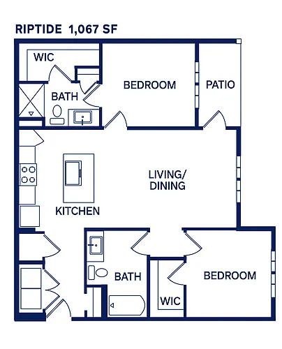 Floor plan B1 - Riptide