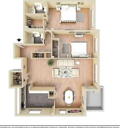 2 Bedroom 1 Bath 2 Bedroom 1 Bath