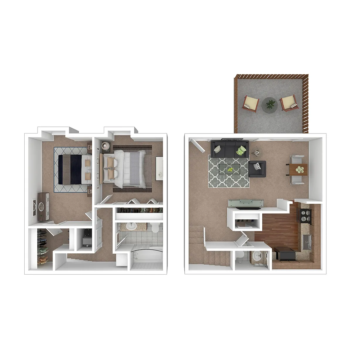 Floor plan B6 Brockton Green Townhome