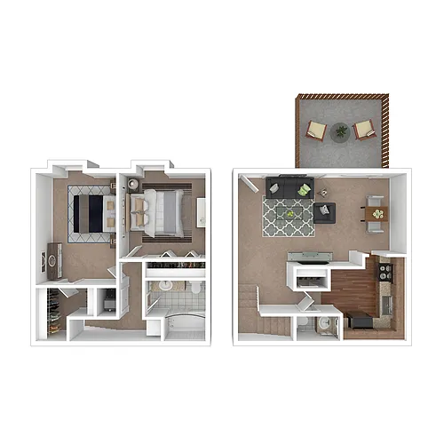 Floor plan B6 Brockton Green Townhome