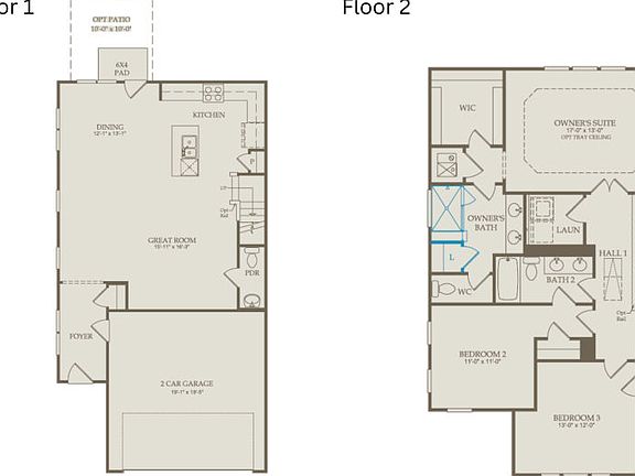 Floor Plan Level 1 Level 2