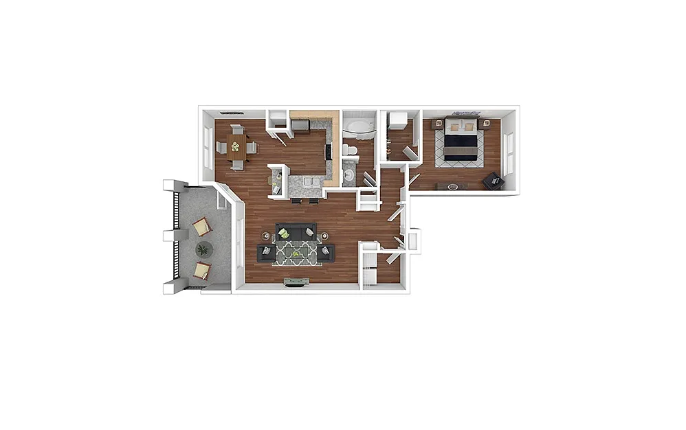Floor plan Custer