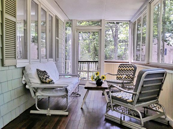 Great screened-in porch with electrical outlets. Great summer sleeping and for entertaining or just chilling. (furniture not included)
