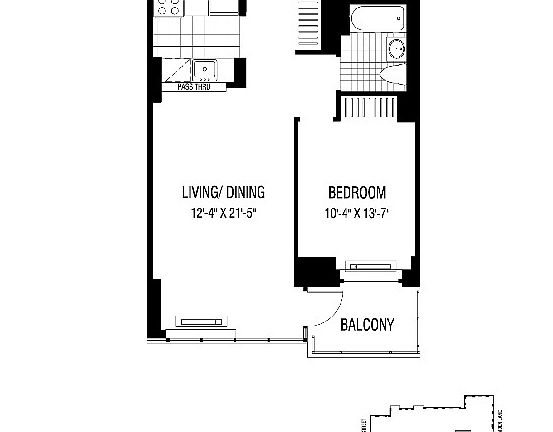 2nd image of 2 Gold St APT 2904