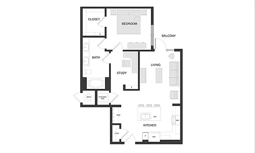 Floor plan A7 Alt1