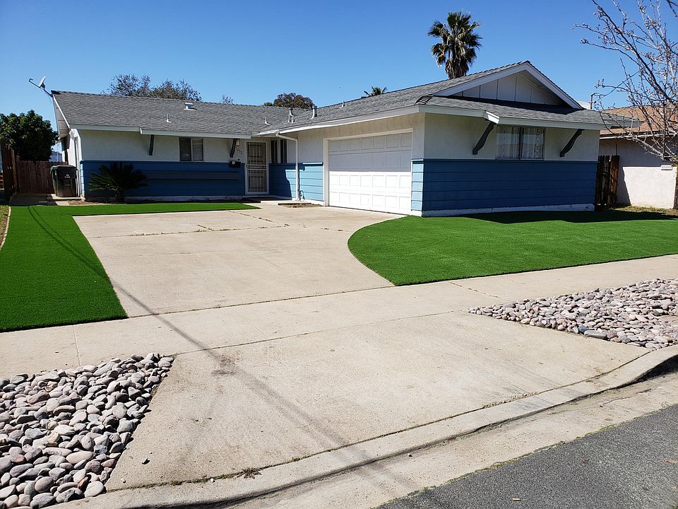 Street view - New turf and rocks installed. Find the contact information on Zillow. Thanks