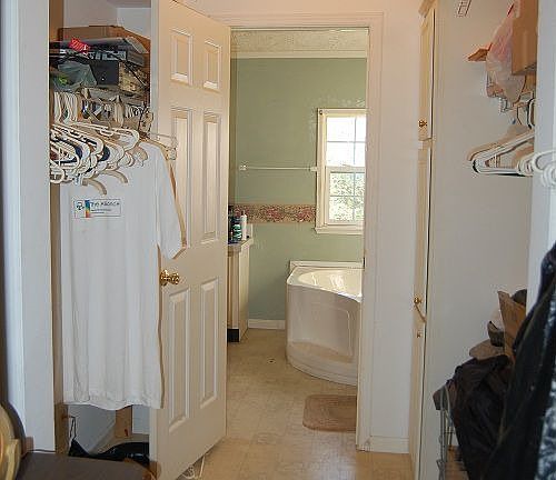 Walk Thru Walk-in Closet