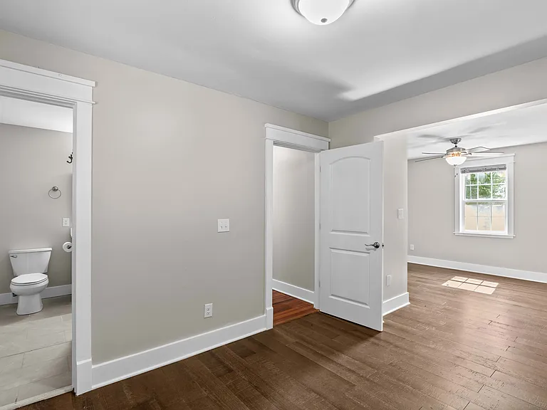 Master bedroom with ensuite bathroom