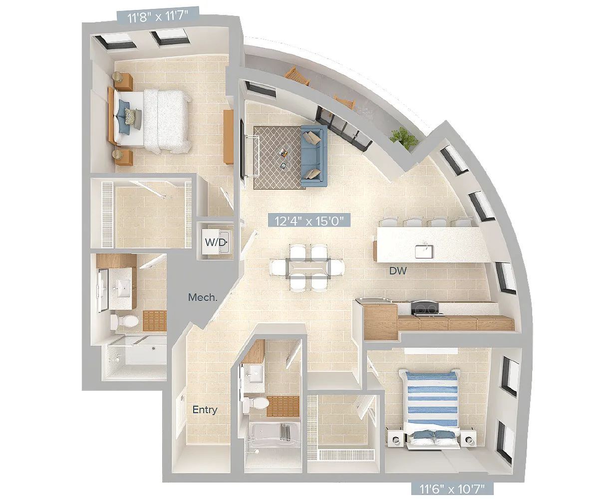 Floor plan B5-1205