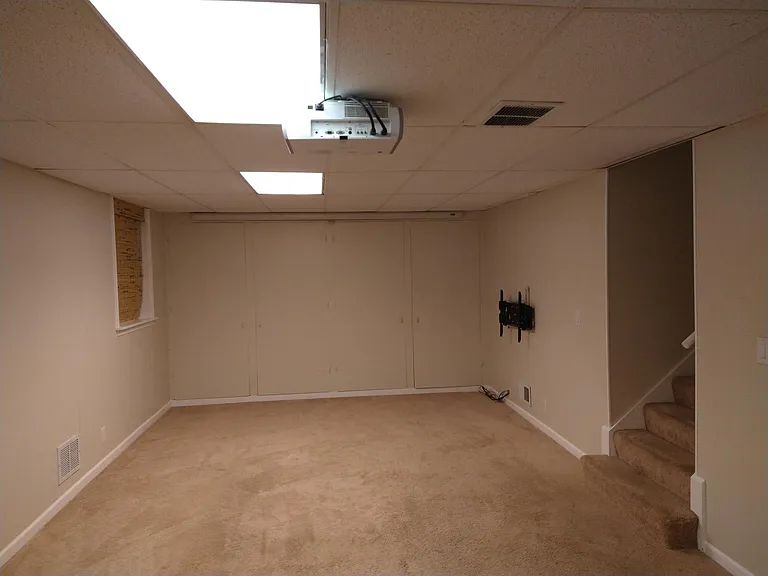 Closets Behind Projector Screen
