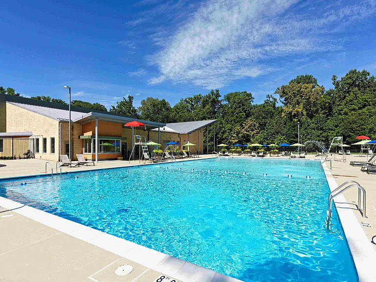 Sparkling Pool with Lap Lanes