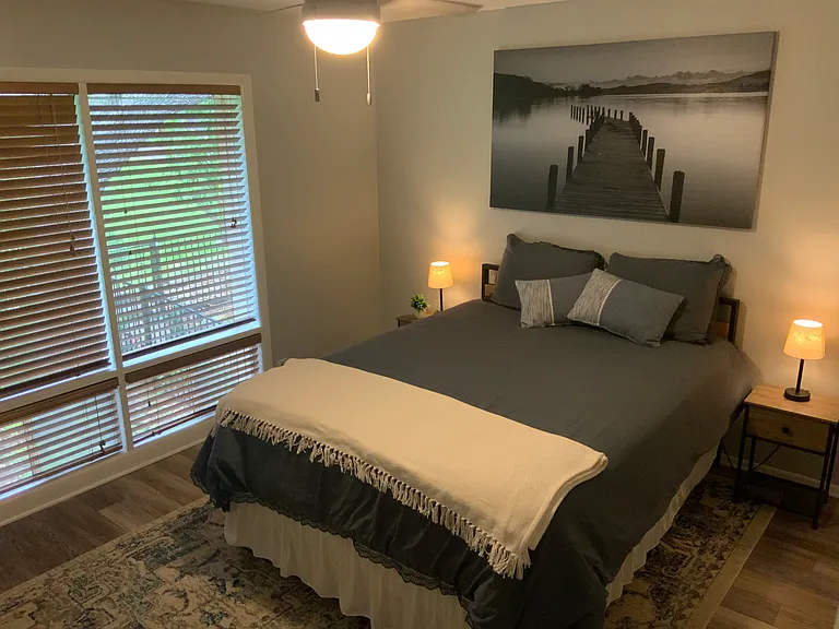 2nd Bedroom overlooking pool and common area