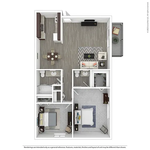 Floor plan V-2BR-A