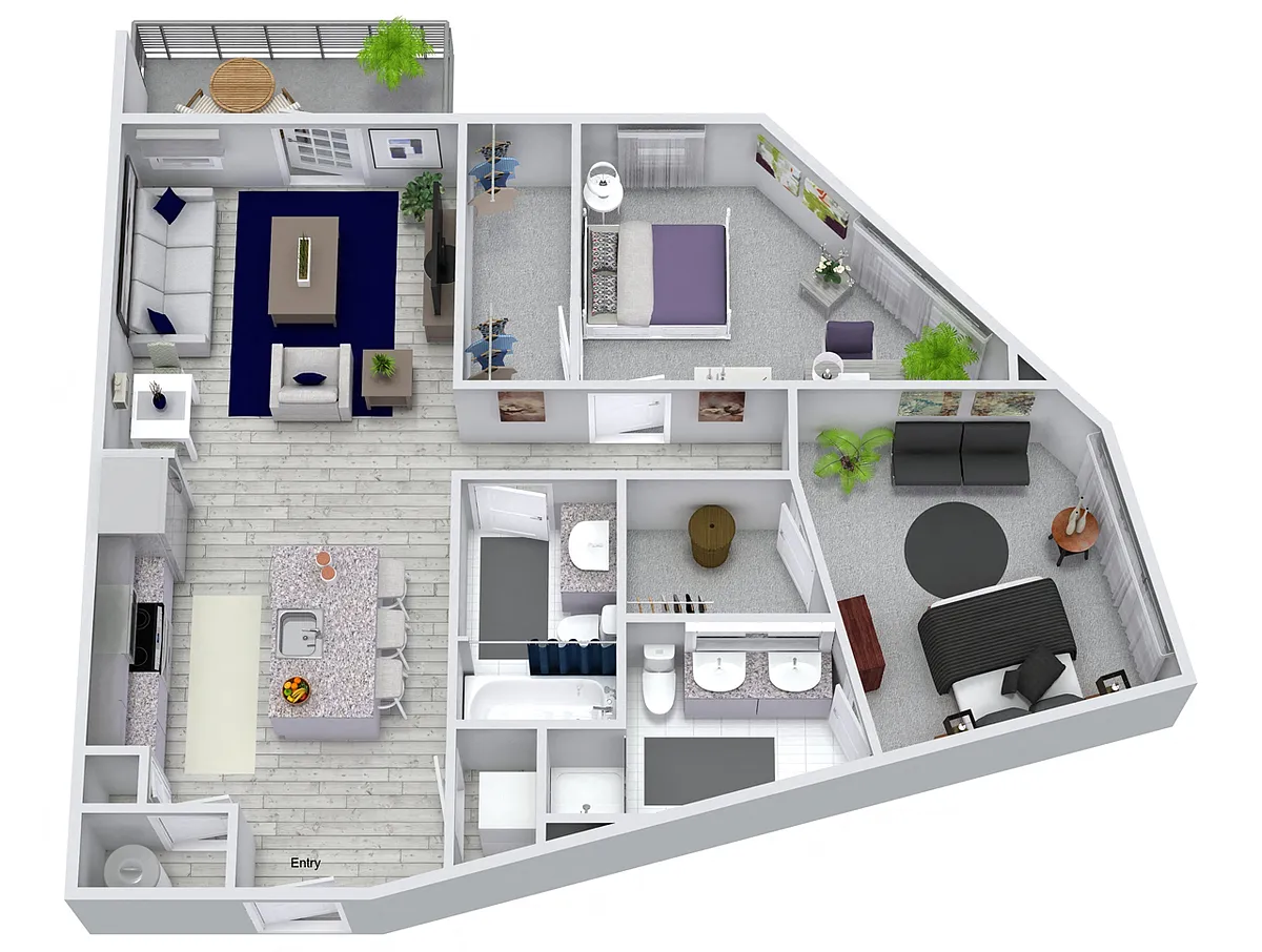 Floor plan B3