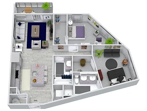 Floor plan B3