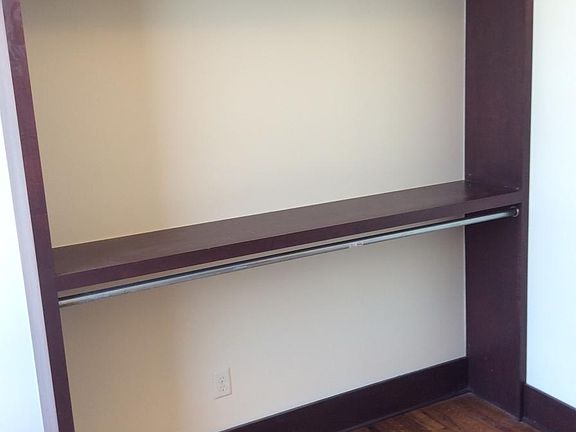 Built in clothes hanger