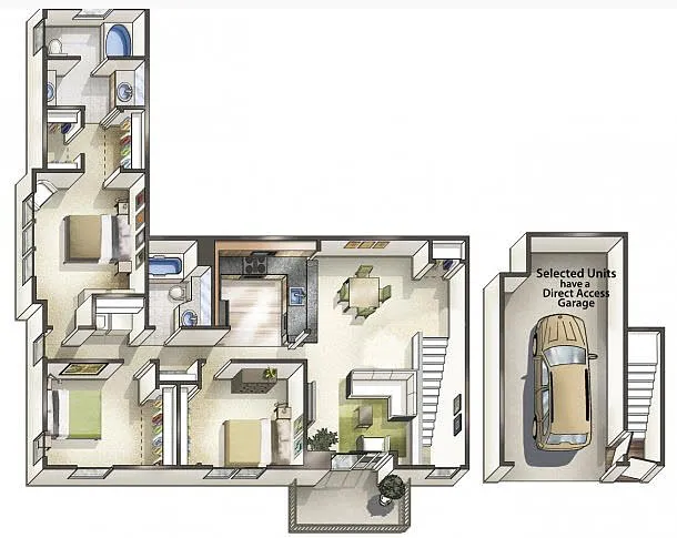 Floor plan Wright